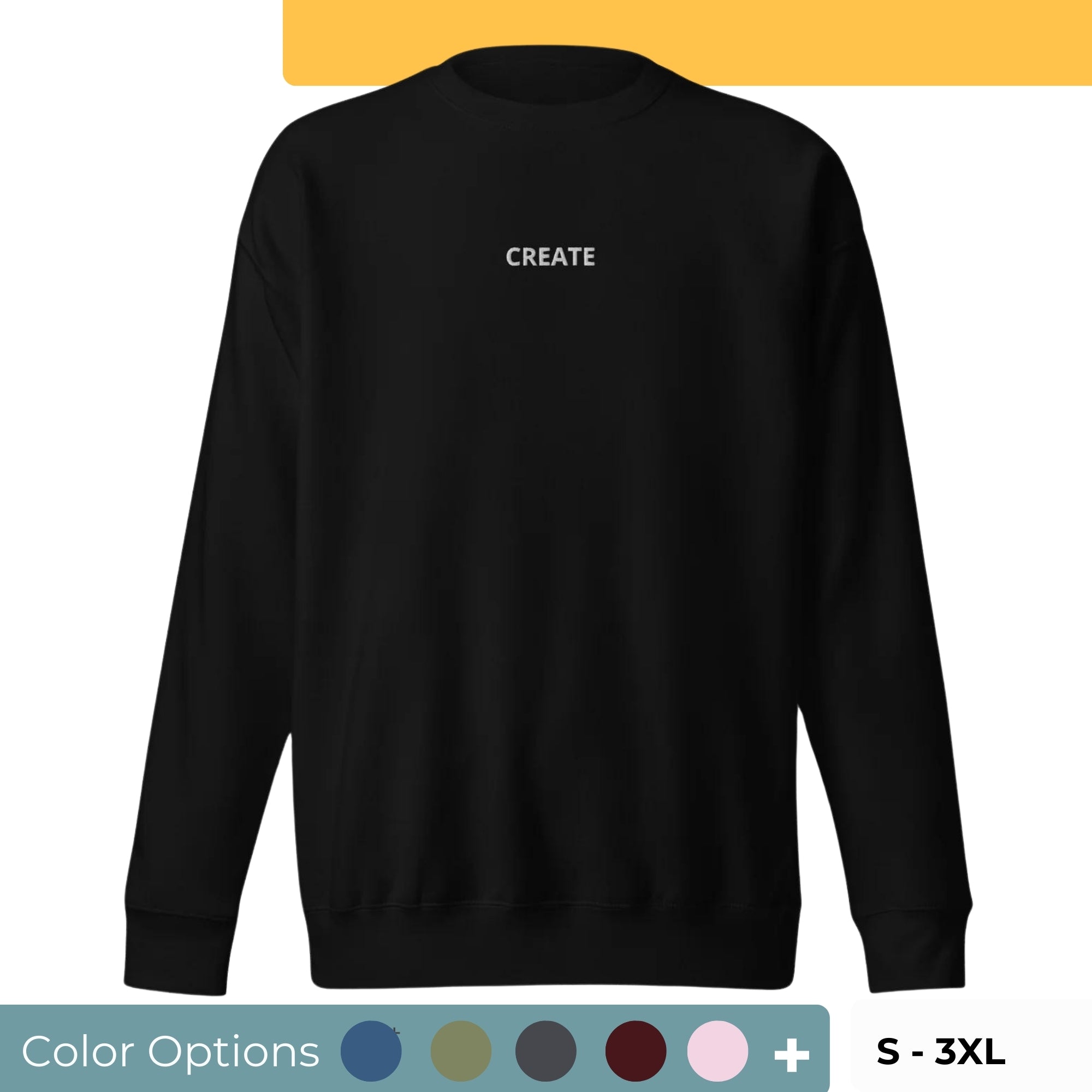 Premium Crew Neck Sweatshirts for Comfort Confidence BYOL