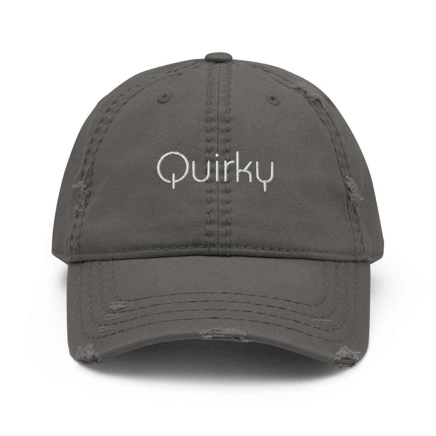 "Quirky" Embroidered Distressed Dad Hat - Celebrate Your Uniqueness | Be You Out Loud