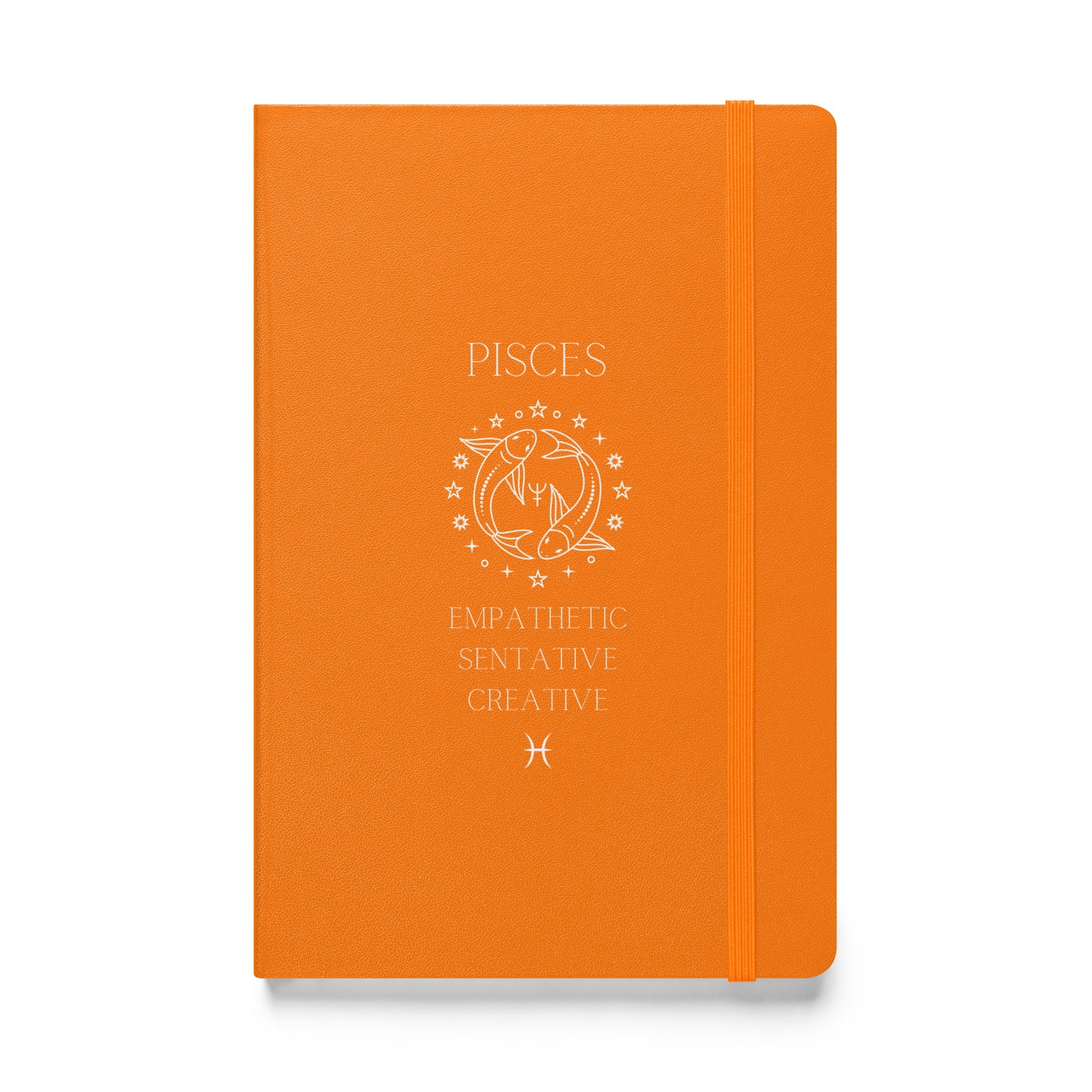 Pisces Zodiac Themed Notebook – Empathetic, Sensitive, Creative