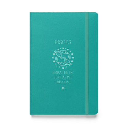 Pisces Zodiac Themed Notebook – Empathetic, Sensitive, Creative