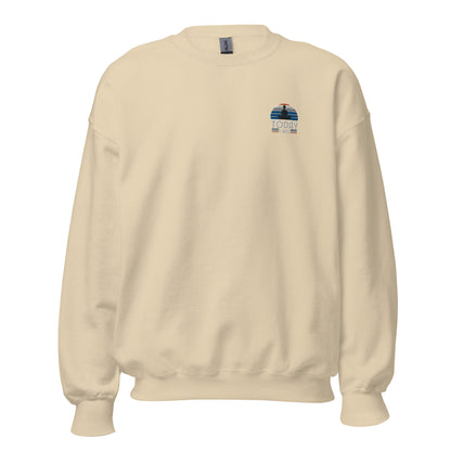 Sand "Today I will" premium crew neck sweatshirt with ribbed cuffs, soft fleece lining, and comfortable fit.